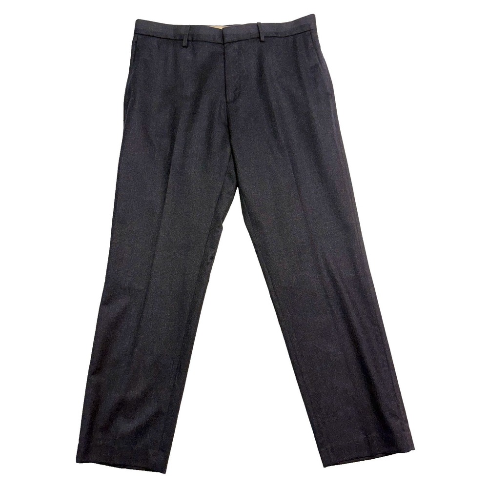 Banana Republic 34x30 Flannel Wool Dress Pants Trousers Vitale Barberis Canonico